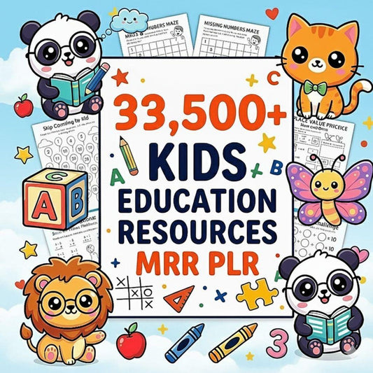 Over 3,500 pages of creative coloring, educational exercises, and skill-building activities